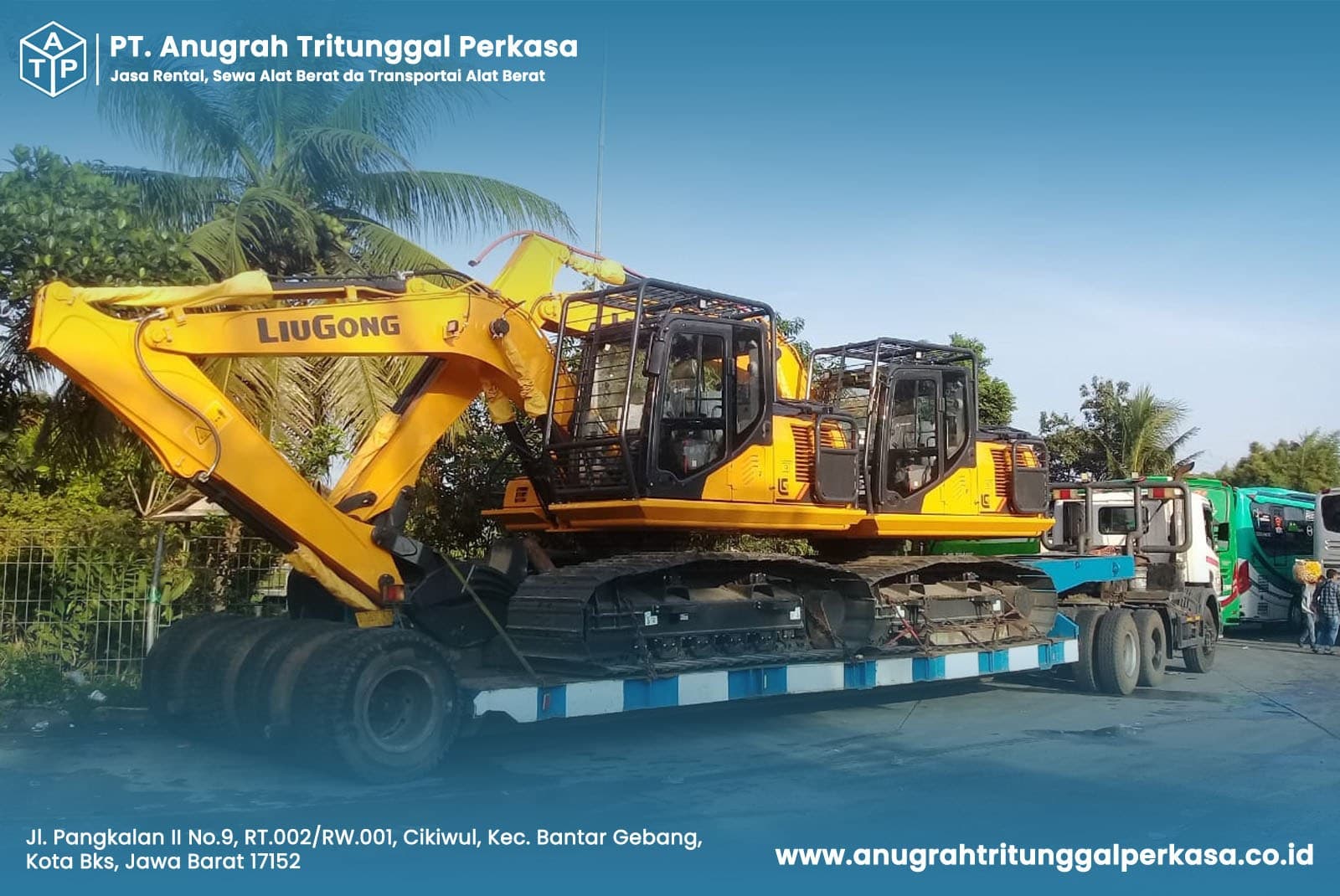 Breaker Excavator Heavy Equipment rental Bekasi