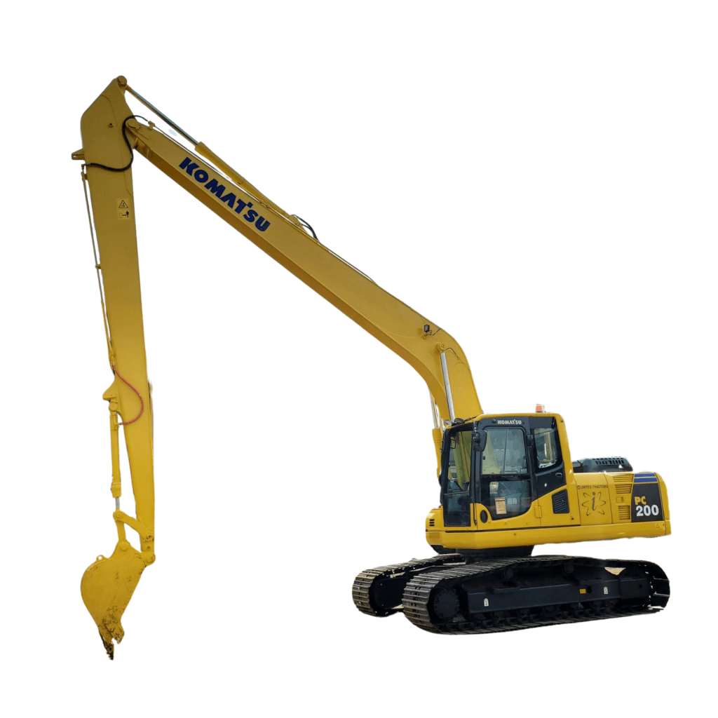 Excavator PC-200 Long Arm Heavy Equipment rental Bandung