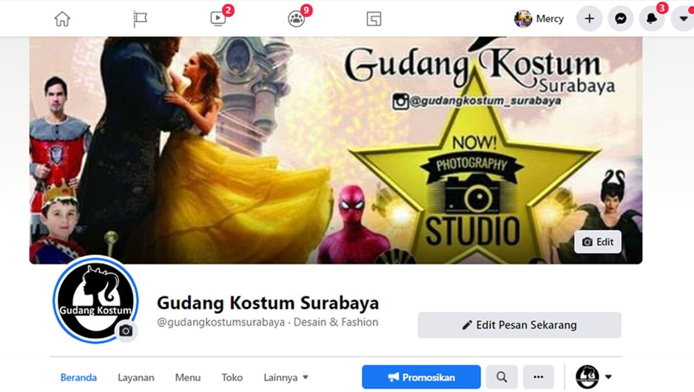 Sewa Kostum Binatang Gudang Kostum Fashion & Apparel rental Surabaya