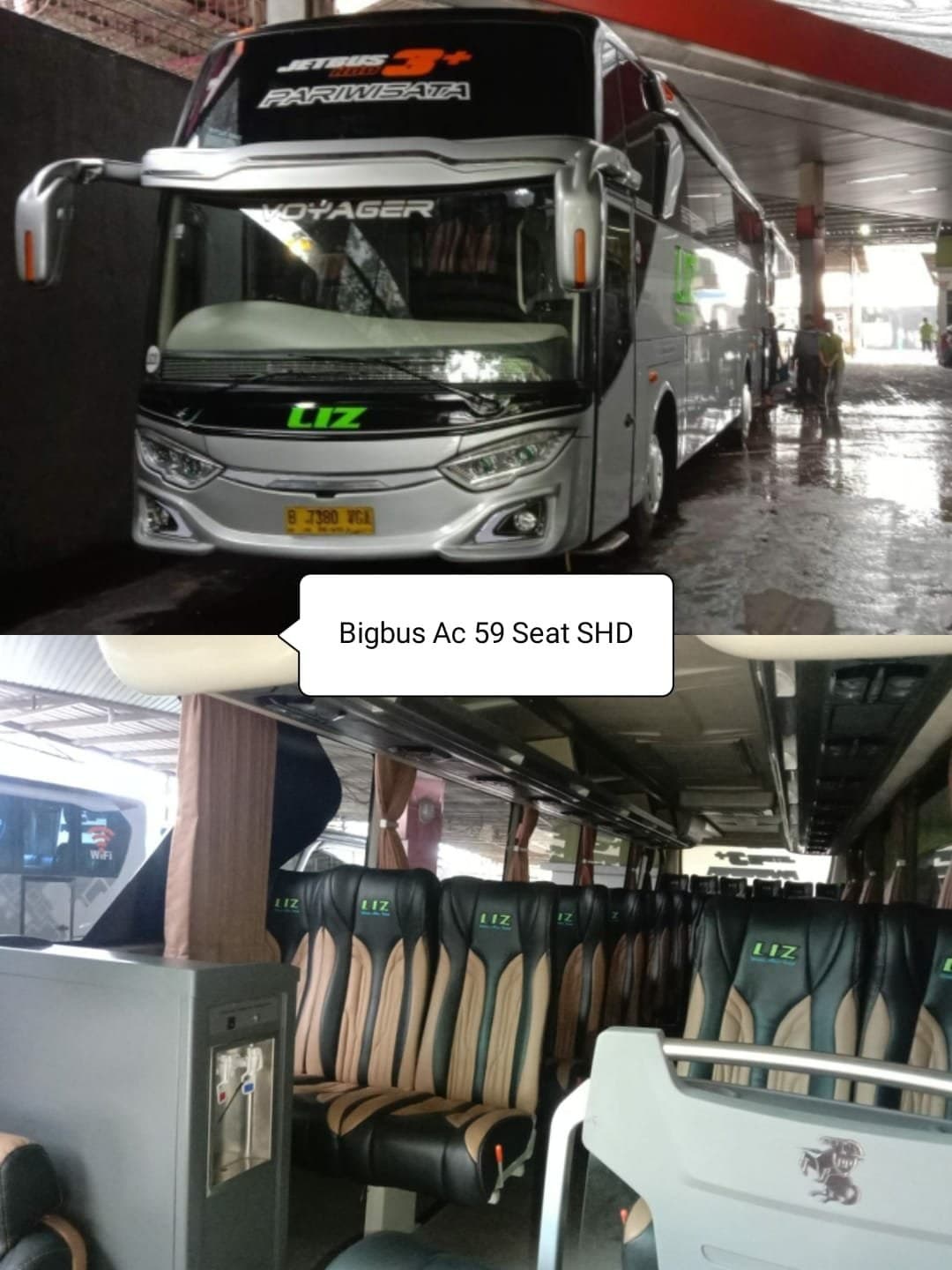 Jakarta- Gunung Bunder Bus rental Jakarta